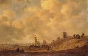 Jan josephsz van goyen The Coast at Egmodn an Zee oil painting artist